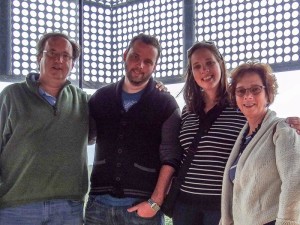 L-R: Steve, Peter, Blakey, and Ellen
